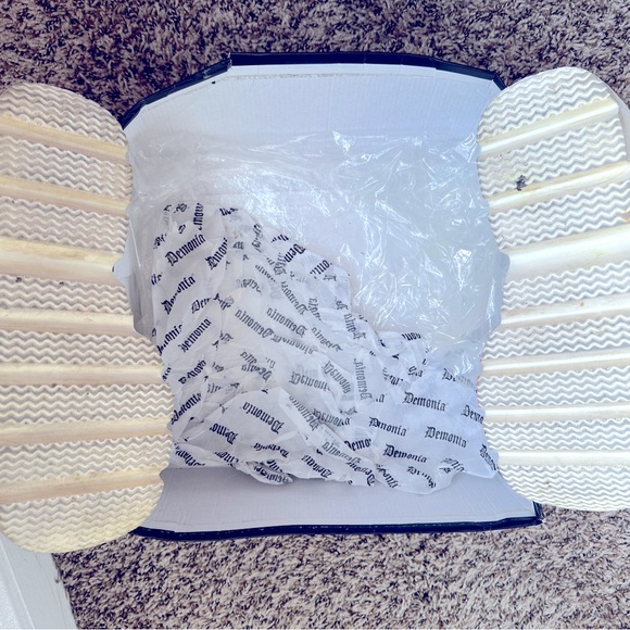 Demonic pixie heart uv technopagan boots Neon Pink - Picture 2 of 6